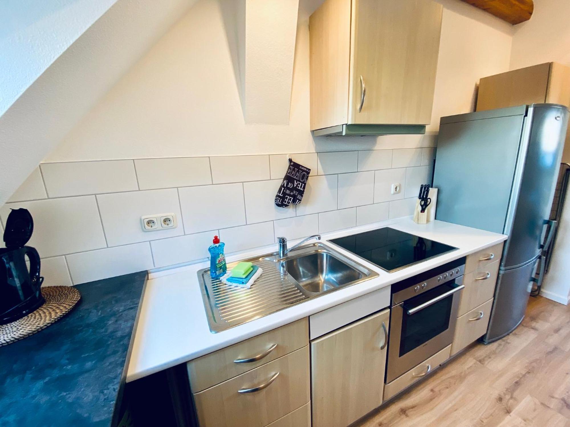 Apartment Schleusentor - Ferienwohnung Maisonette Rostock Bagian luar foto